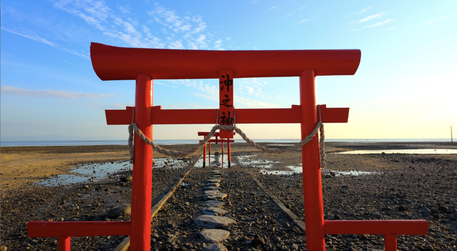 ドローン空撮 大魚神社の海中鳥居 | きずな|長崎県・大村市のドローン空撮・点検・映像制作
