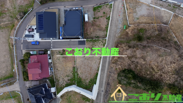 分譲地空撮（長崎県大村市草場町）