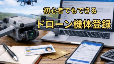 【完全ガイド】ドローン機体登録のやり方｜初心者でもこれを見れば登録完了！