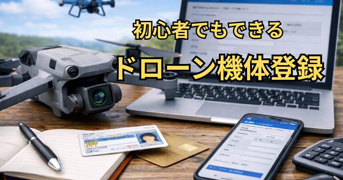 【完全ガイド】ドローン機体登録のやり方｜初心者でもこれを見れば登録完了！