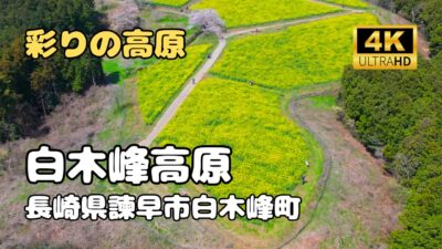 ドローン空撮　白木峰高原3
