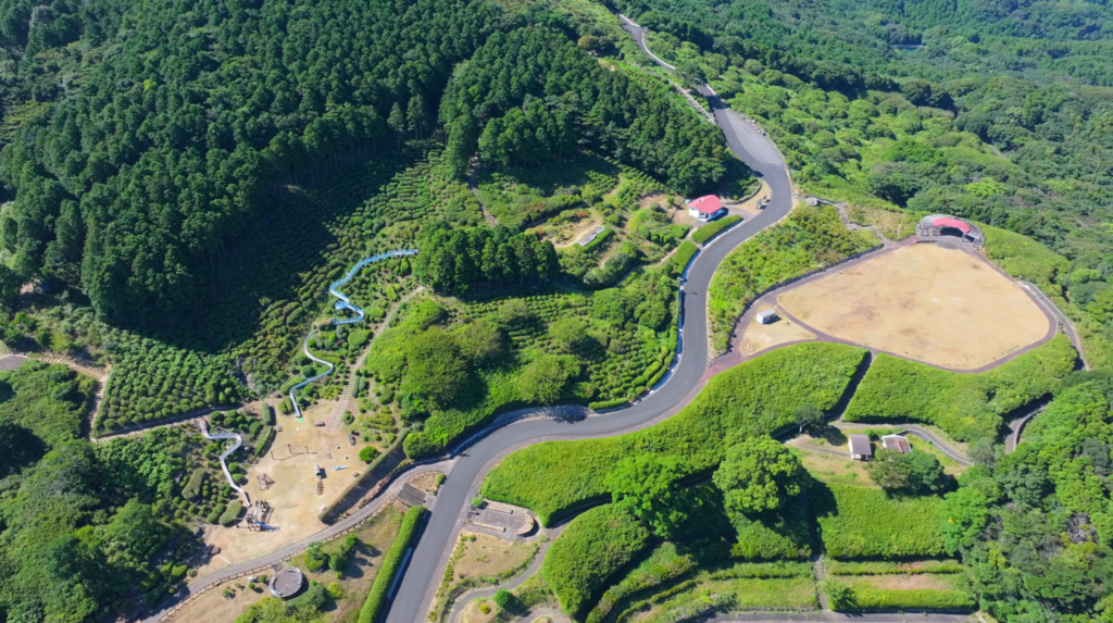 長崎県佐世保市の長串山公園をドローンで4K空撮